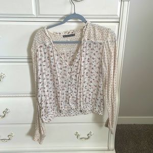 Blouse with button detail